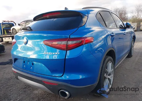 2018 Alfa Romeo Stelvio Ti Sport Awd from USA, damaged, VIN ZASFAKNN9J7B96639